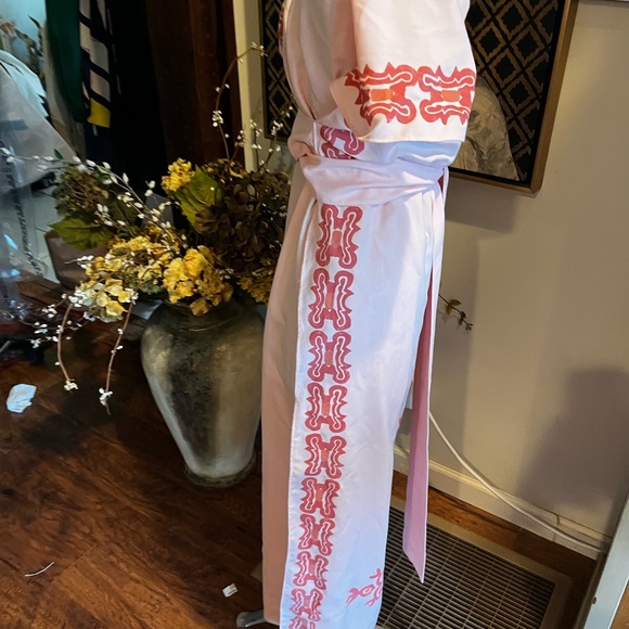 Penny LeRoy South African Tribal designer vintage wrap dress - Picture 3 of 6